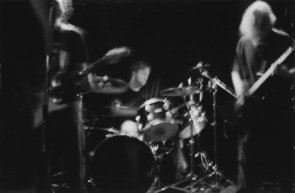 MORGAN live, dark black and white