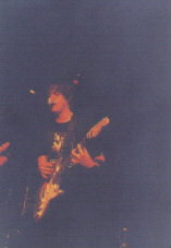 MORGAN guitarist live in a dark venue