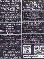 The Gate show flyer